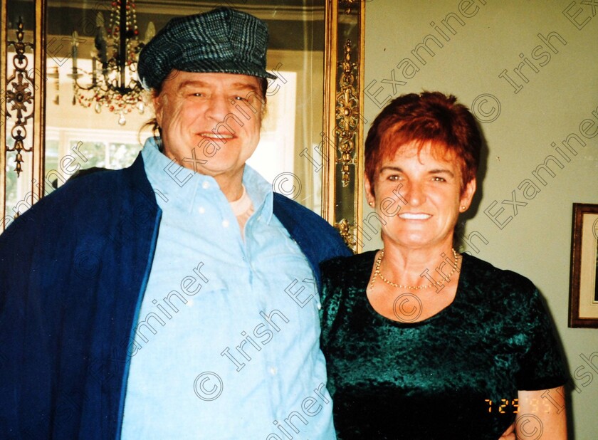 1094807 
 Marlon Brando with Pat Swanwick during the making of the film Devine Rapture in Ballycotton