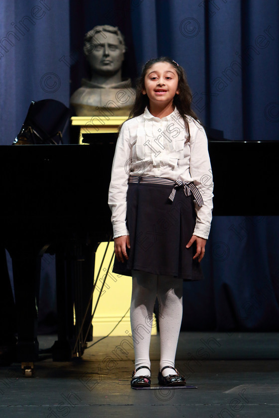 Feis12022020Wed30 
 30
Ia Zulqernain from Waterford performing.

Class:56: Girls Solo Singing 7 Years and Under

Feis20: Feis Maitiú festival held in Father Mathew Hall: EEjob: 11/02/2020: Picture: Ger Bonus.