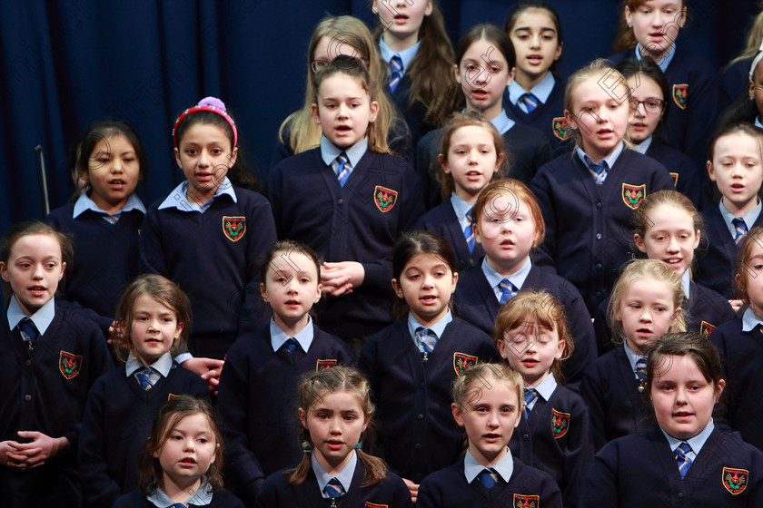 Feis26022020Wed15 
 14~17
Presentation NS, Millstreet singing.

Class:84: “The Sr. M. Benedicta Memorial Perpetual Cup” Primary School Unison Choirs

Feis20: Feis Maitiú festival held in Father Mathew Hall: EEjob: 26/02/2020: Picture: Ger Bonus.