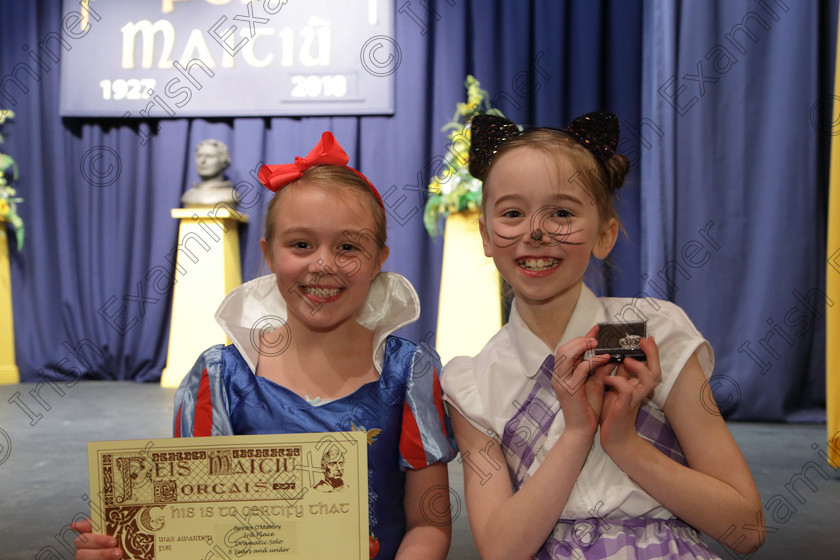 Feis20032018Tue37 
 37
3rd place went to Deirdre O’Mahony from Ballincollig for her performance of “The Magic Mirror” from Snow White and Silver Medallist Charlotte Herlihy from Ballinhassig for her performance of “The Tale of Tom Kitten” by Beatrix Potter.
 Speech and Drama Class: 329: Dramatic Solo 8 Years and Under Feis Maitiú 92nd Festival held in Fr. Mathew Hall. EEjob 20/03/2018 Picture: Gerard Bonus