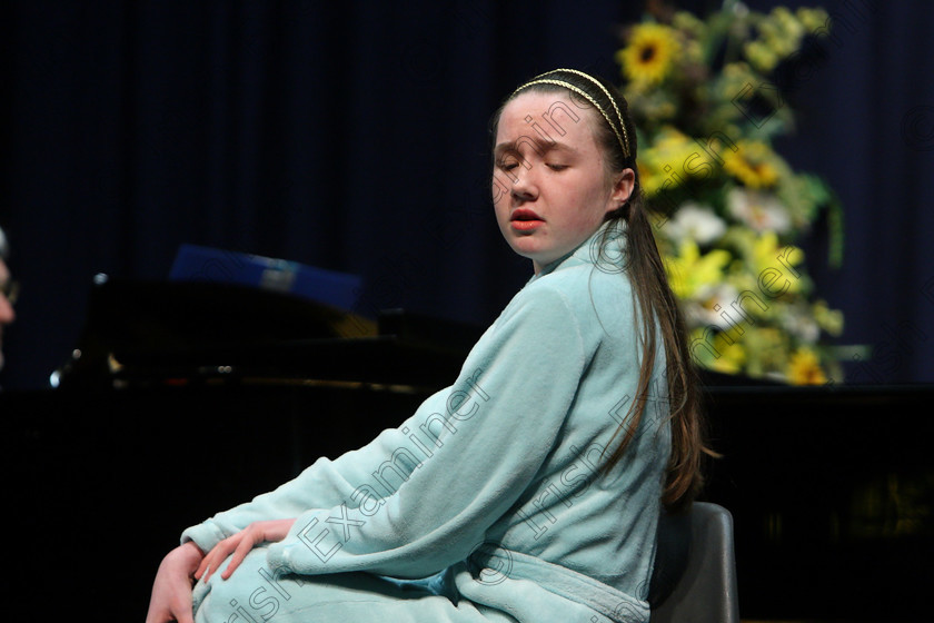 Feis08032018Thu01 
 1
Kate Tompkins performing “Show Off” from The Drowsy Chaperone .
 Singing and School Choirs Class: 112: “The C.A.D.A. Perpetual Trophy” Solo Action Song 14 Years and Under Section 2 Feis Maitiú 92nd Festival held in Fr. Mathew Hall. EEjob 06/03/2018 Picture: Gerard Bonus.