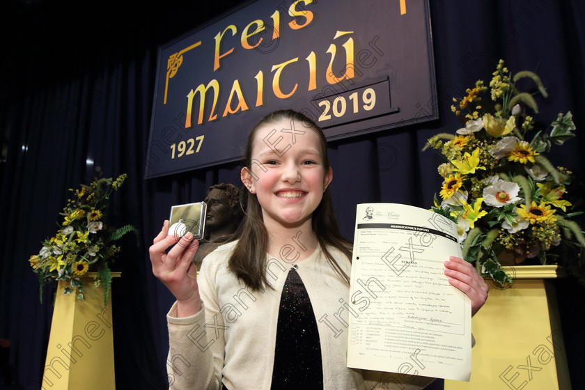 Feis01022019Fri44 
 44
Silver Medallist Eve Flynn from Glanmire for Class: 251: Violoncello Solo 10 Years and Under.

Class: 251: Violoncello Solo 10 Years and Under (a) Carse – A Merry Dance. 
(b) Contrasting piece not to exceed 2 minutes.

Feis Maitiú 93rd Festival held in Fr. Matthew Hall. EEjob 01/02/2019. Picture: Gerard Bonus