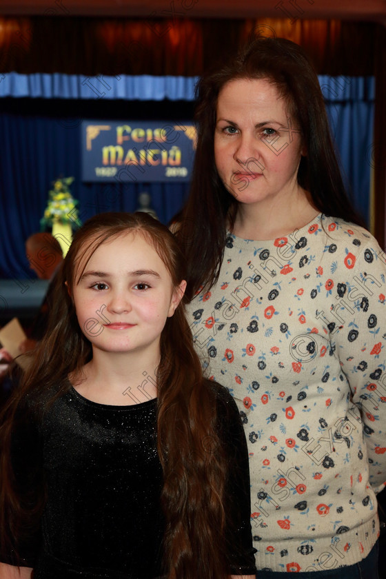 Feis08032019Fri57 
 57
Performer Edel Egan with her mother Jane.

Class: 366: Solo Verse Speaking Girls 9YearsandUnder –Section 1 Either: My Pain –Ted Scheu. Or: Midsummer Magic –Cynthia Rider.

Feis Maitiú 93rd Festival held in Fr. Mathew Hall. EEjob 08/03/2019. Picture: Gerard Bonus