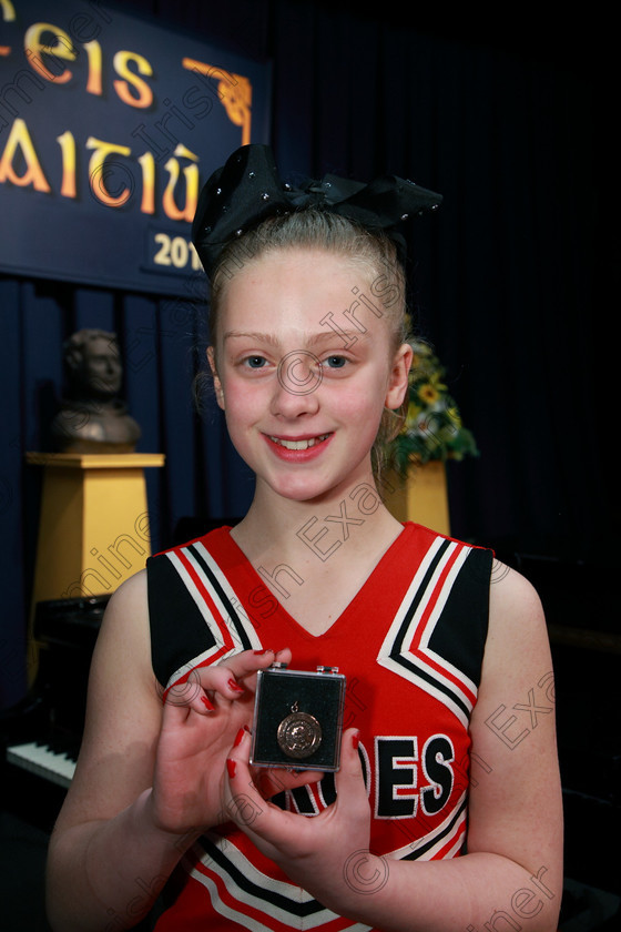 Feis06032018Tue27 
 27
Bronze Medallist Caitlin O’Callaghan from Glanmire for her performance of “Killer Instinct”.
 Singing and School Choirs Class: 113: “The Edna McBirney Memorial Perpetual Award” Solo Action Song 12 Years and Under Section 2 Feis Maitiú 92nd Festival held in Fr. Mathew Hall. EEjob 06/03/2018 Picture: Gerard Bonus.