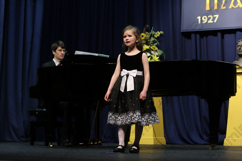 Feis27032018Tue30 
 30
Sive Barrett singing backed by Accompanist Michael Young.
 Singing Class: 56: 7 Years and Under Crawley The Penguin Dance Feis Maitiú 92nd Festival held in Fr. Mathew Hall. EEjob 27/03/2018 Picture: Gerard Bonus