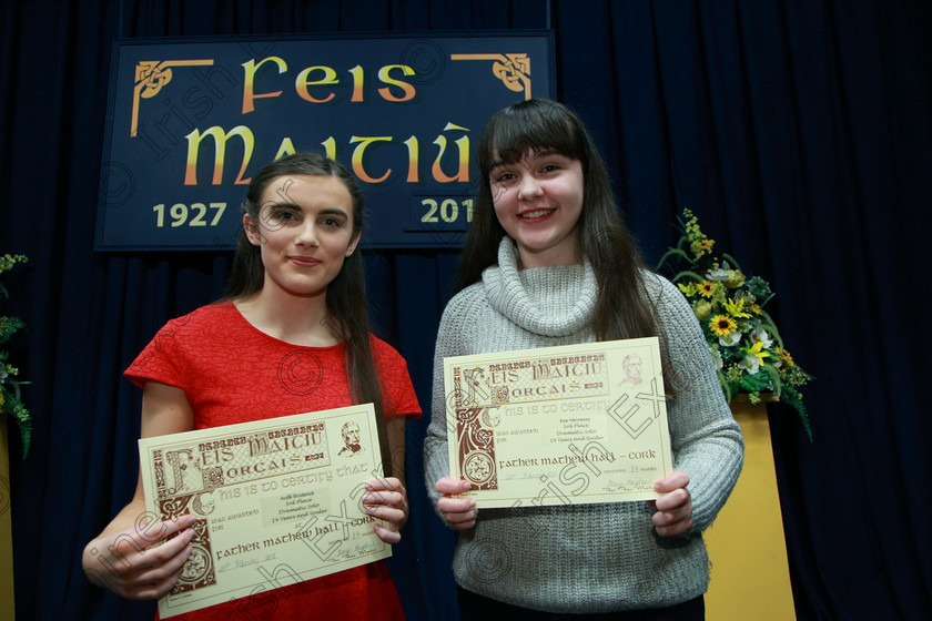 Feis20022018Tue90 
 90
Joint 3rd place Aoife Broderick from Bishopstown and Ava Hennessy from Killeagh.
 Speech and Drama Class: 326: “The James O’Donovan Memorial Perpetual Cup” “Year sand Dramatic Solo 14 Section 2 Under Feis Maitiú 92nd Festival held in Fr. Mathew Hall. EEjob 20/02/2018 Picture: Gerard Bonus.