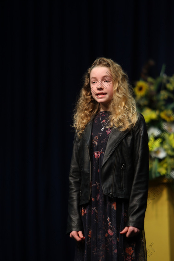 Feis20022018Tue12 
 12
Clara Cahill performing.
 Speech and Drama Class: 364: Girls 11 Years and Under Section 1 Feis Maitiú 92nd Festival held in Fr. Mathew Hall. EEjob 20/02/2018 Picture: Gerard Bonus.