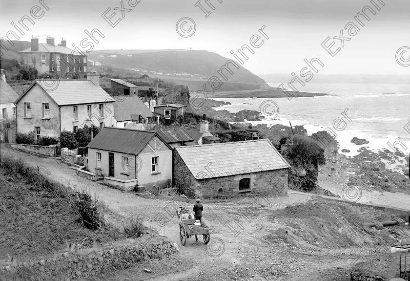 myrtleville-old-hires 
 For County -
The South Cork coastal village of Myrtleville pictured in 1932. Ref. 275A Old black and white villages seaside