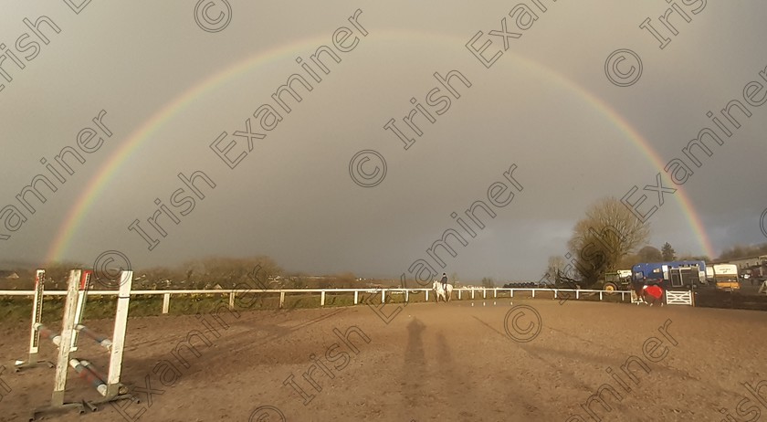20201219 194301 
 It might be gold but it wasn't a crock at the end of this rainbow at Maryville Stables, Carrigaline, Co.Cork