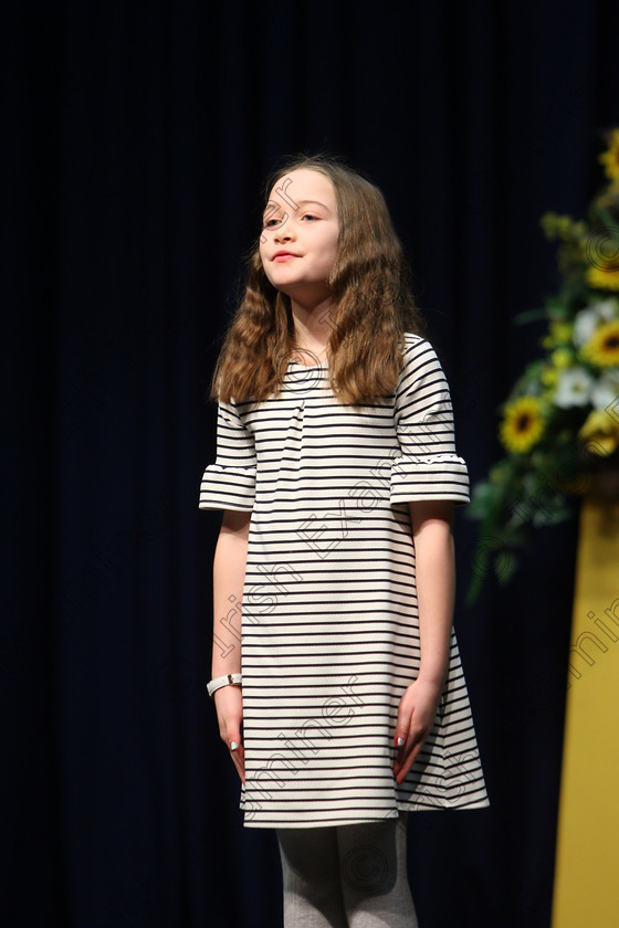 Feis20022018Tue23 
 23
Lucy O’Regan performing.
 Speech and Drama Class: 364: Girls 11 Years and Under Section 1 Feis Maitiú 92nd Festival held in Fr. Mathew Hall. EEjob 20/02/2018 Picture: Gerard Bonus.