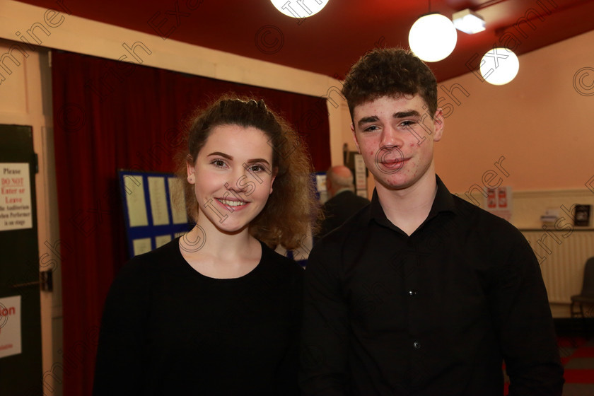 Feis08022019Fri10 
 10
Bronze Medallist Ellie Creaner from Cobh and Silver Medallist Diarmuid Desmond and Rochestown.

Class: 222: Recorders Solo 16 Years and Under Programme not to exceed 8 minutes..

Feis Maitiú 93rd Festival held in Fr. Matthew Hall. EEjob 08/02/2019. Picture: Gerard Bonus