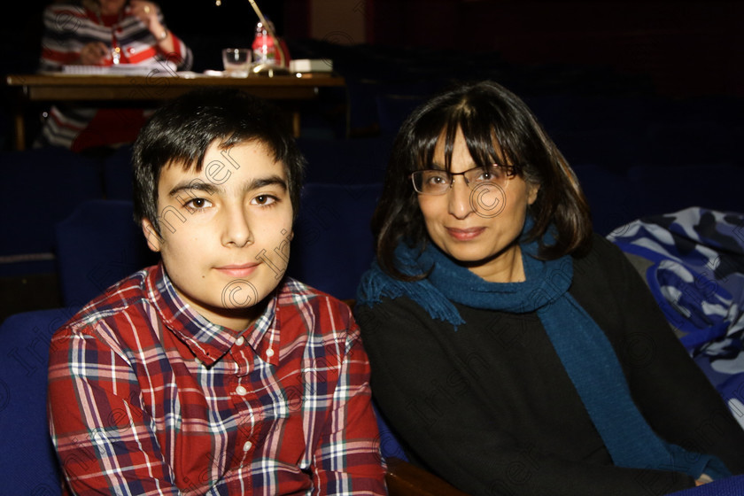 Feis25032018Sun84 
 84
Performer, Ronan Keane from Yaughal with his mother, Ikki.
Speech and Drama Class: 377: Solo Verse Speaking Boys 12 Years and Under Feis Maitiú 92nd Festival held in Fr. Mathew Hall. EEjob 25/03/2018 Picture: Gerard Bonus