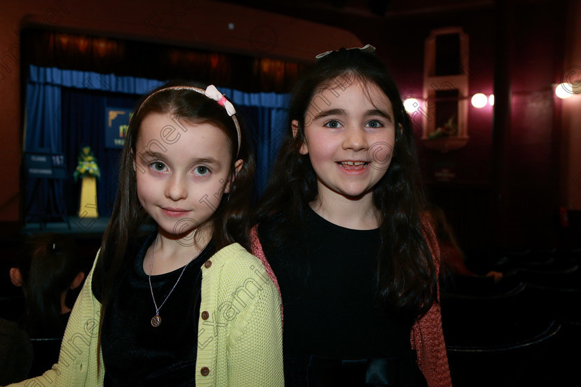 Feis07022018Wed05 
 5
Performers Lauren Casey and Jessica McCrohan from Killarney.
 Instrumental Music Class: 167: Piano Solo8 Years and Under Feis Maitiú 92nd Festival held in Fr. Mathew Hall. EEjob 05/02/2018 Picture: Gerard Bonus.