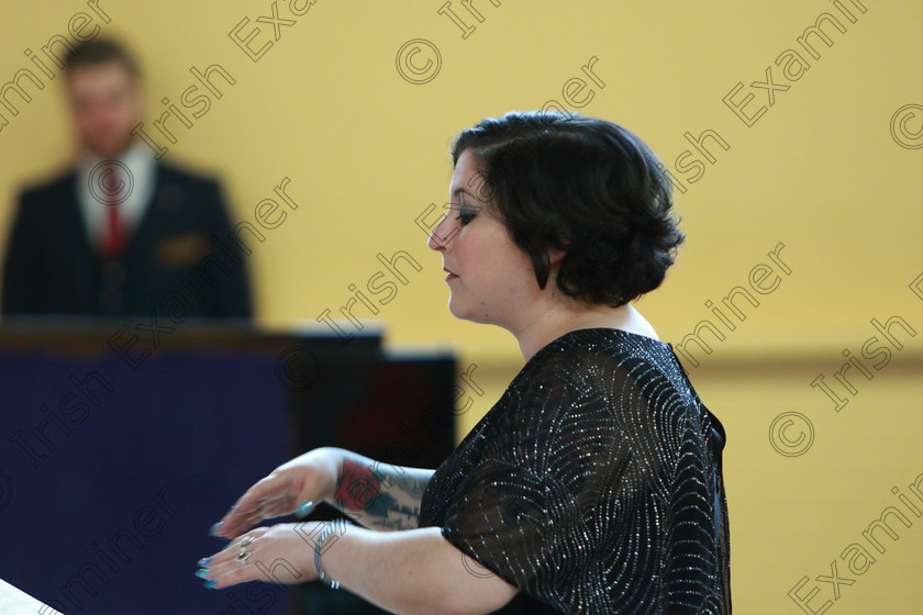 Feis0302109Sun25 
 25
Serena Standley Conducting Forte Mixed Voices.

Class: 79: “The Holy Trinity Perpetual Cup” Chamber Choirs Two Contrasting Songs.

Feis Maitiú 93rd Festival held in Fr. Matthew Hall. EEjob 03/02/2019. Picture: Gerard Bonus.