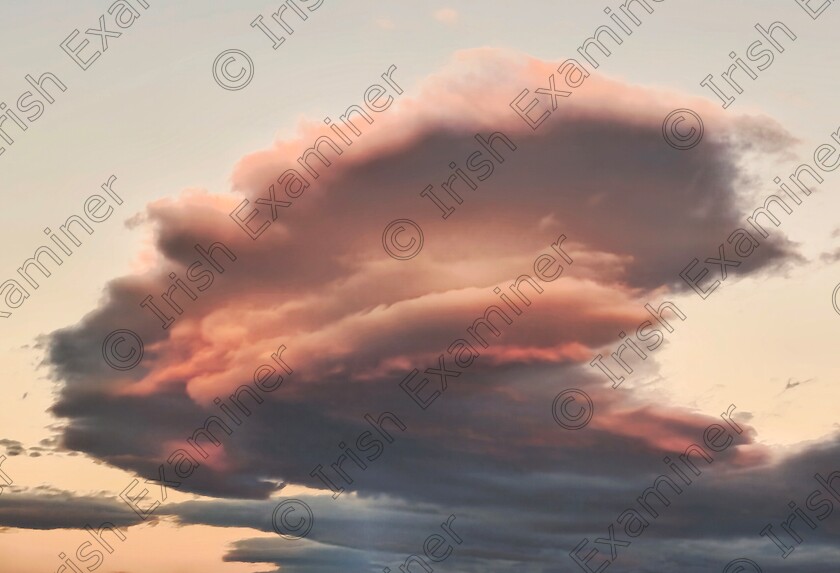 James Grandfield Cloud 
 An unusual looking cloud at sunset near San Juan de los Terreros, Spain