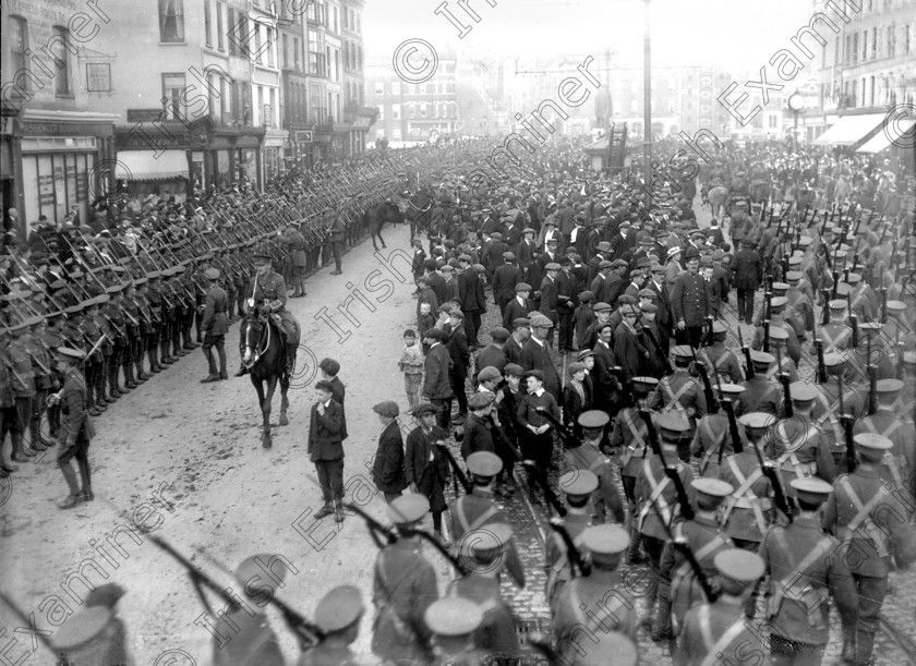 8570441 
 British Army First World War recruiting meeting at Patrick's Street, Cork 01/10/1915