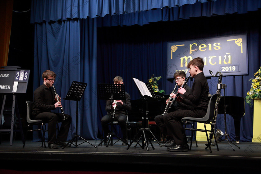 Feis10022019Sun47 
 47
The Buffet Clarinets performing including; James Gibson, Daire Sweeney, James Kelleher and Cormac Flynn

Class: 269: “The Lane Perpetual Cup” Chamber Music 18 Years and Under
Two Contrasting Pieces, not to exceed 12 minutes

Feis Maitiú 93rd Festival held in Fr. Matthew Hall. EEjob 10/02/2019. Picture: Gerard Bonus