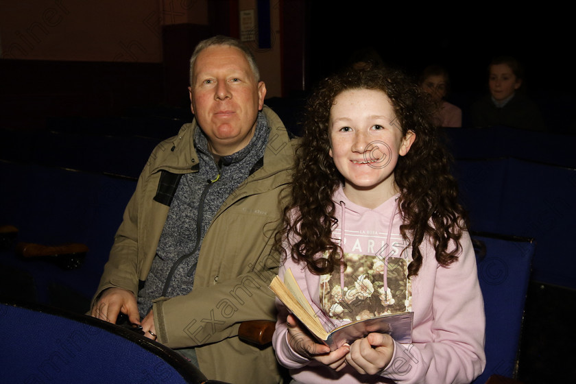 Feis24032018Sat14 
 14
Performer Ella O’Leary from Waterfall with her dad Seamus.
 Speech and Drama Prose Reading 12 Years and Under; 15 Years and Under; 16 Years and Over Feis Maitiú 92nd Festival held in Fr. Mathew Hall. EEjob 24/03/2018 Picture: Gerard Bonus