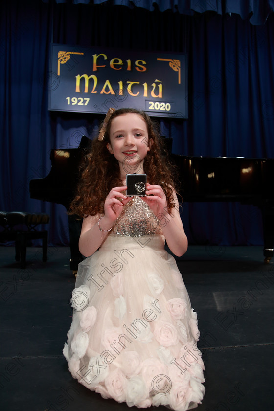 Feis12022020Wed37 
 37
First Place & Silver Medal; Isabella Lyons from Bishopstown.

Class:56: Girls Solo Singing 7 Years and Under

Feis20: Feis Maitiú festival held in Father Mathew Hall: EEjob: 11/02/2020: Picture: Ger Bonus.