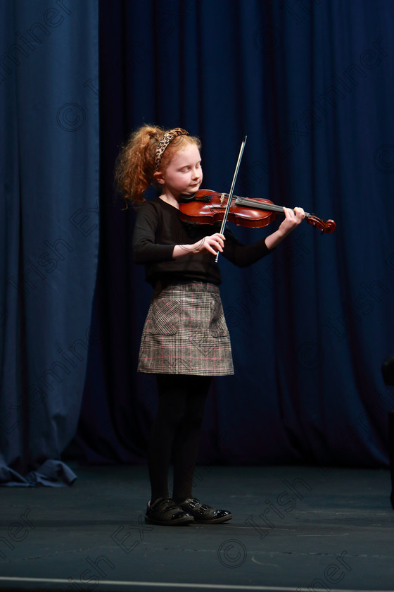 Feis03022020Mon23 
 23 
9-year-old Amy O’Mahony from Ballincollig performing.

Class :241: Violin Solo10Years and Under Mozart – Lied No.4 from ’The Young Violinist’s Repertoire

Feis20: Feis Maitiú festival held in Father Mathew Hall: EEjob: 03/02/2020: Picture: Ger Bonus.