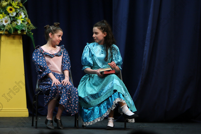 Feis22022018Thu32 
 32~34
Erin Trought with her partner Anna performing “Roll of Thunder Hear my Cry”. Speech and Drama Classes: 310: “The Peg Hallahan Perpetual Trophy” Dramatic Duo 14 Years and Under Feis Maitiú 92nd Festival held in Fr. Mathew Hall. EEjob 22/02/2018 Picture: Gerard Bonus.