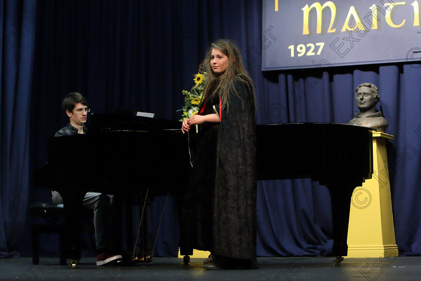 Feis27032018Tue62 
 62~63
Roísín Cody from Kilshanna giving a Bronze Medal performance “The Last Midnight” from Into the Woods.
 Singing Class: 111: “The Edna McBirney Memorial Perpetual Cup” Solo Action Song 16 Years and Under Section 2 Feis Maitiú 92nd Festival held in Fr. Mathew Hall. EEjob 27/03/2018 Picture: Gerard Bonus