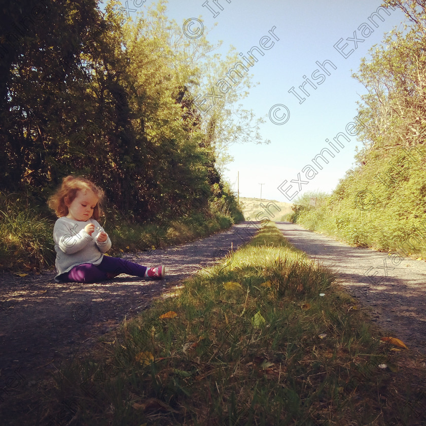 IMG 20170507 223217 
 Abbie Murphy 3 years old, Banyry Co.Cork, taking a rest "on the road to nowhere" Picture :Ciara O Regan