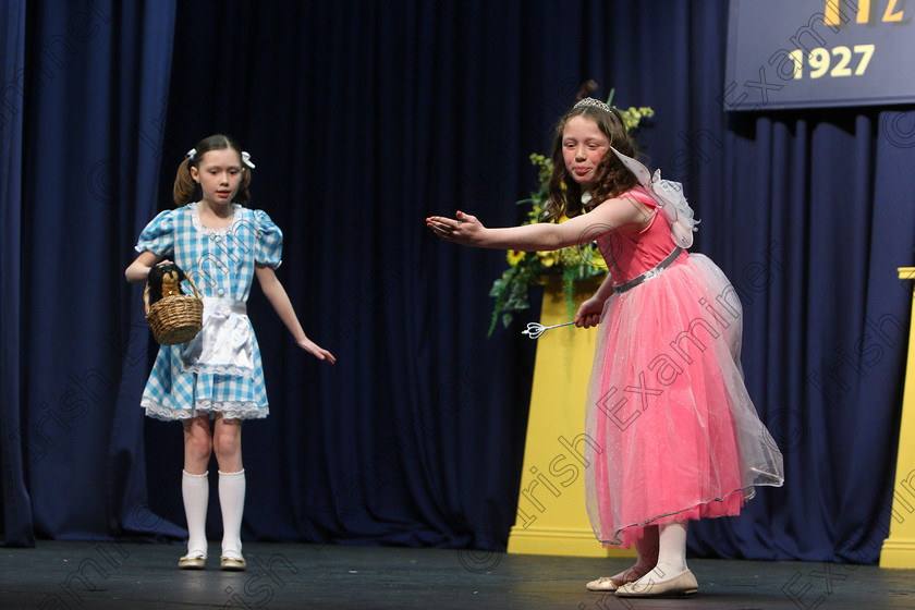 Feis24032018Sat35 
 33~36
Aisling Hyde and Laoise Aherne performing a part of from “The Wizard of Oz” from The Book.
 Speech and Drama Class: 312: Dramatic Duo 10 Years and Under Feis Maitiú 92nd Festival held in Fr. Mathew Hall. EEjob 24/03/2018 Picture: Gerard Bonus