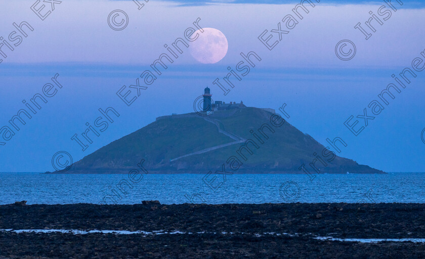 Moon B cotton no watermark- DSC5194 
 Rising through the clouds at Ballycotton. Picture: Sally O'Reilly