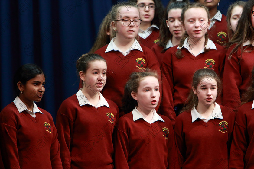 Feis26022020Wed37 
 36~38
Loreto 1st Year Choir B singing Bessie was a Black Cat.

Class:83: “The Loreto Perpetual Cup” Secondary School Unison Choirs

Feis20: Feis Maitiú festival held in Father Mathew Hall: EEjob: 26/02/2020: Picture: Ger Bonus.
