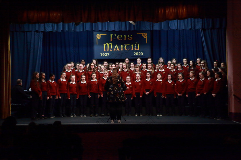 Feis26022020Wed36 
 36~38
Loreto 1st Year Choir B singing Bessie was a Black Cat.

Class:83: “The Loreto Perpetual Cup” Secondary School Unison Choirs

Feis20: Feis Maitiú festival held in Father Mathew Hall: EEjob: 26/02/2020: Picture: Ger Bonus.