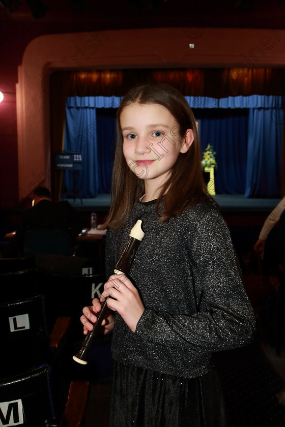Feis08022019Fri08 
 8
Clodagh Sweeney from Rochestown performed and received a Silver Medal

Class: 225: Recorder Duets 13 Years and Under Programme not to exceed 6 minutes.

Feis Maitiú 93rd Festival held in Fr. Matthew Hall. EEjob 08/02/2019. Picture: Gerard Bonus
