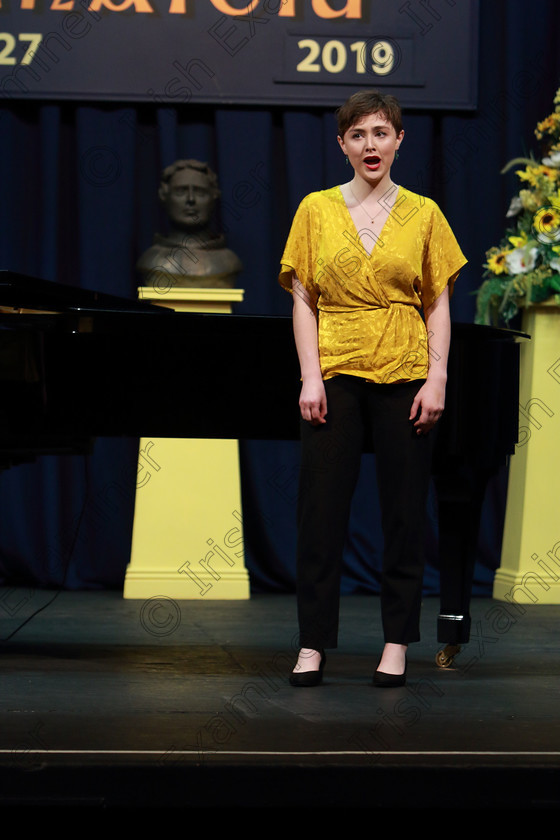 Feis01032019Fri63 
 63
Cecilia Roche from Glendore Kilkenny dinging “Non So Piu”.

Class: 25: “The Operatic Perpetual Cup” and Gold Medal and Doyle Bursary –Bursary Value €100 Opera18 Years and Over A song or aria from one of the standard Operas.

Feis Maitiú 93rd Festival held in Fr. Mathew Hall. EEjob 01/03/2019. Picture: Gerard Bonus