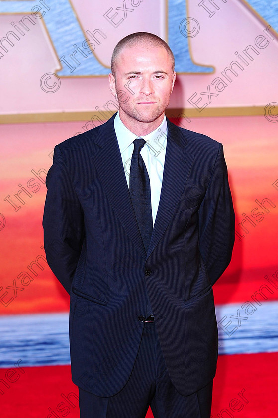 SHOWBIZ Titanic 194729 
 Jason Barry arrives for the World Premiere of Titanic 3D at the Royal Albert Hall, London. PRESS ASSOCIATION Photo. Picture date: Tuesday March 27, 2012. Photo credit should read: Ian West/PA Wire