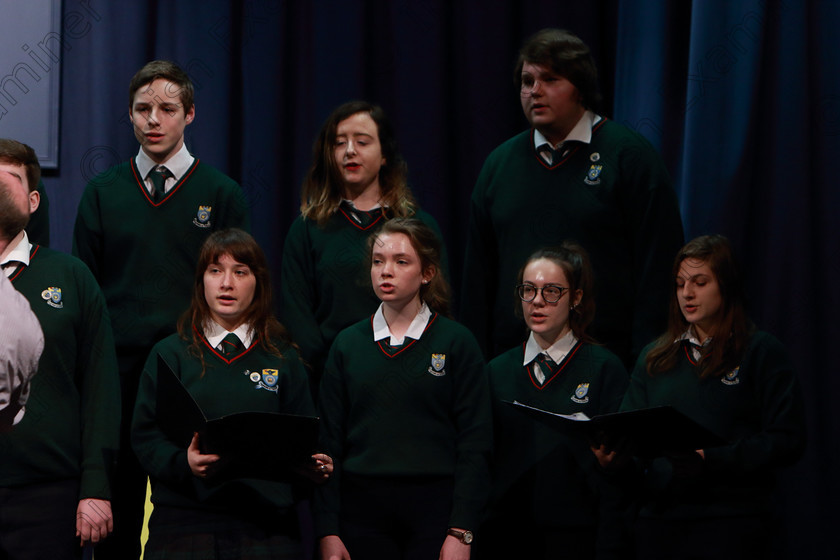 Feis27022019Wed30 
 28~31
Cashel Community School singing “Count The Stars” conducted by John Murray.

Class: 77: “The Father Mathew Hall Perpetual Trophy” Sacred Choral Group or Choir 19 Years and Under Two settings of Sacred words.
Class: 80: Chamber Choirs Secondary School

Feis Maitiú 93rd Festival held in Fr. Mathew Hall. EEjob 27/02/2019. Picture: Gerard Bonus