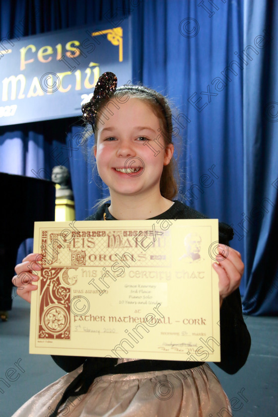 Feis03022020Mon39 
 39 
Third Place Grace Kearey from Glanmire.

Class :241: Violin Solo10Years and Under Mozart – Lied No.4 from ’The Young Violinist’s Repertoire

Feis20: Feis Maitiú festival held in Father Mathew Hall: EEjob: 03/02/2020: Picture: Ger Bonus.