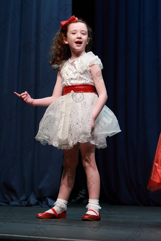 Feis11022020Tues30 
 30
Isabelle Lyons from Bishopstown singing Animal Crackers.

Class: 115: “The Michael O’Callaghan Memorial Perpetual Cup” Solo Action Song 8 Years and Under

Feis20: Feis Maitiú festival held in Father Mathew Hall: EEjob: 11/02/2020: Picture: Ger Bonus.