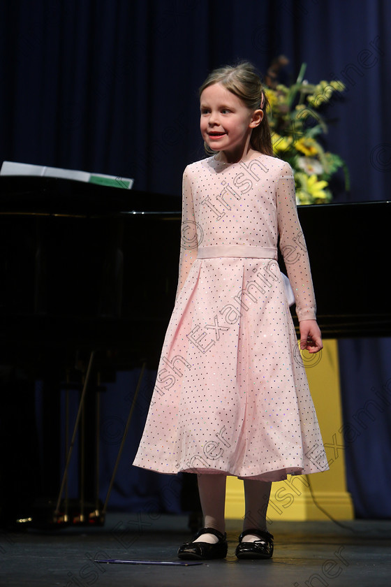 Feis27032018Tue24 
 24~25
Bronze Medal for Eliza Finn singing backed by Accompanist Michael Young.
 Singing Class: 56: 7 Years and Under Crawley The Penguin Dance Feis Maitiú 92nd Festival held in Fr. Mathew Hall. EEjob 27/03/2018 Picture: Gerard Bonus