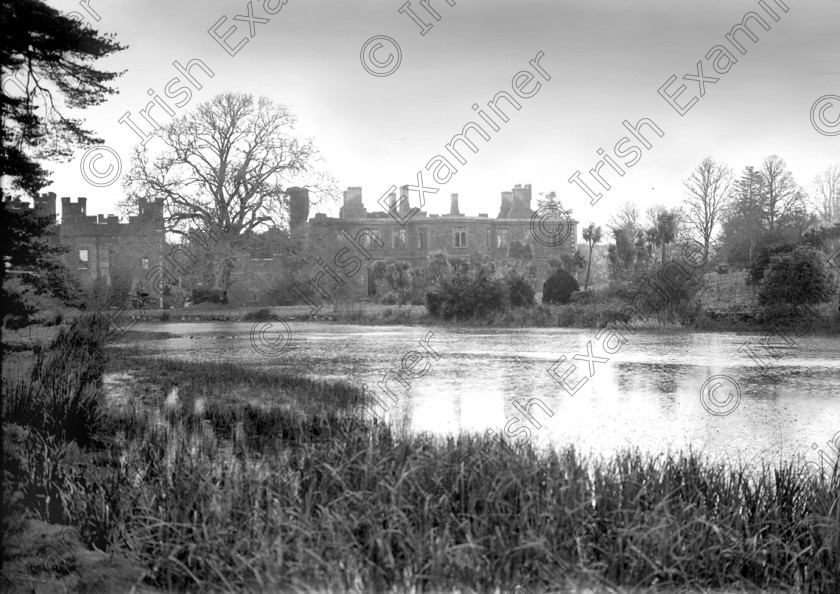 822709 822709 
 For 'READY FOR TARK'
Castle Bernard, Bandon, Co. Cork in 1929 Ref. 448A Old black and white anglo-irish aristocracy lord bandon