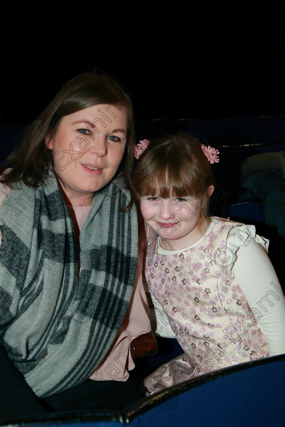 Feis24022018Sat18 
 18
Performer Amy Wall Kennedy from Courtmacsherry with her mum Orla Wall.
 Speech and Drama Class: 369: Solo Verse Speaking Girls 6 Years and Under Section 3 Feis Maitiú 92nd Festival held in Fr. Mathew Hall. EEjob 24/02/2018 Picture: Gerard Bonus.