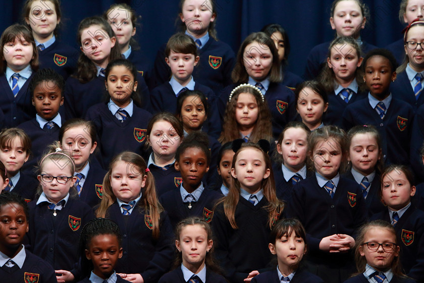 Feis26022020Wed16 
 14~17
Presentation NS, Millstreet singing.

Class:84: “The Sr. M. Benedicta Memorial Perpetual Cup” Primary School Unison Choirs

Feis20: Feis Maitiú festival held in Father Mathew Hall: EEjob: 26/02/2020: Picture: Ger Bonus.
