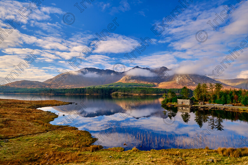 kilanowski lough inagh connemara 
 Spectacular view on Lough Inagh, Connemara.