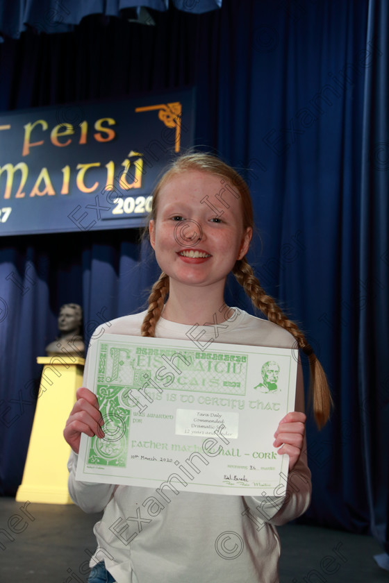 Feis10032020Tues84 
 84
Tara Daly from Glanmire was commended for her performance of The Heights.

Class:327: “The Hartland Memorial Perpetual Trophy” Dramatic Solo 12 Years and Under

Feis20: Feis Maitiú festival held in Father Mathew Hall: EEjob: 10/03/2020: Picture: Ger Bonus.