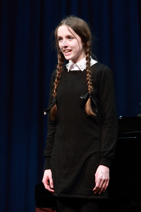 Feis08022019Fri32 
 32~33
Isobel Hynes from Mallow singing “Pulled” from The Adams Family.

Class: 111: “The Edna McBirney Memorial Perpetual Cup” Solo Action Song 16 Years and Under Section 1. Action song of own choice.

Feis Maitiú 93rd Festival held in Fr. Matthew Hall. EEjob 08/02/2019. Picture: Gerard Bonus