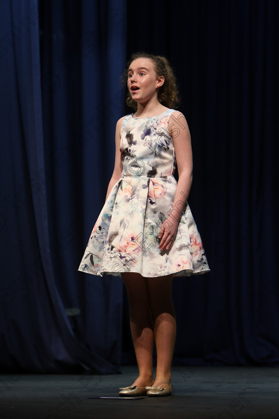 Feis22022018Thu05 
 5
Sarahjane Kennedy performing.
 Speech and Drama Classes: 363: Solo Verse Speaking Girls 12 Years and Under –Section 1
Feis Maitiú 92nd Festival held in Fr. Mathew Hall. EEjob 22/02/2018 Picture: Gerard Bonus.