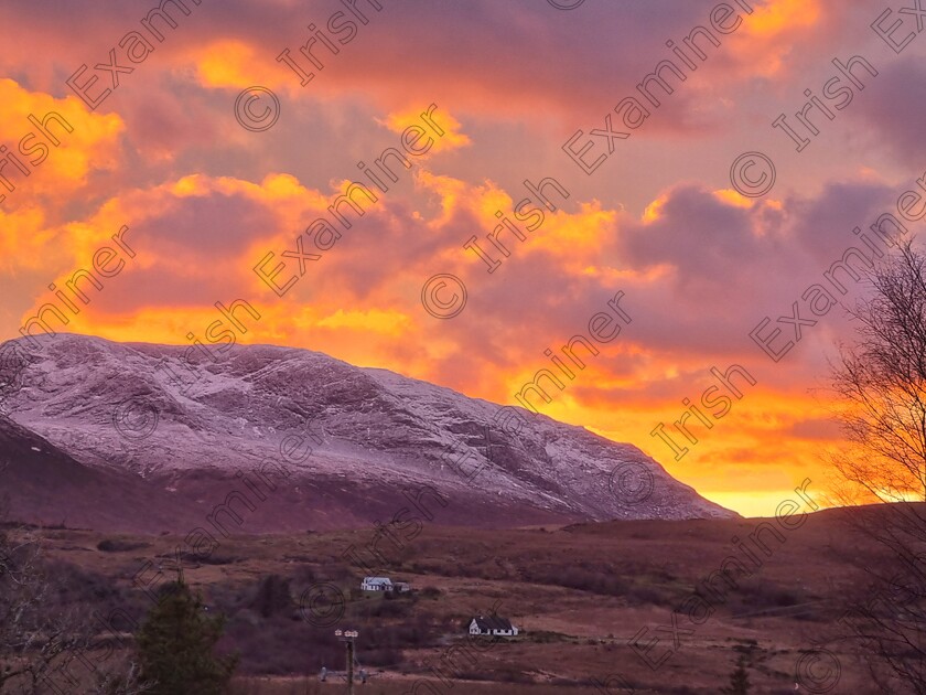 20250105 163015 
 Sun setting in maam connemara this week.