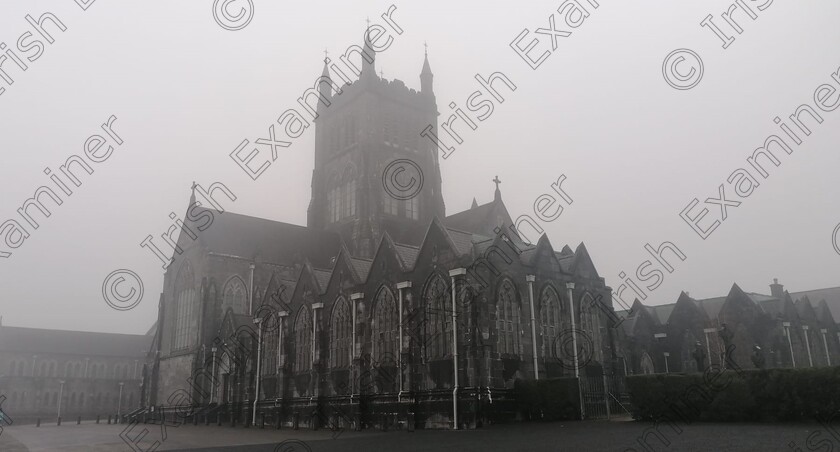 Debbie s photo 26.12.24 
 Mount Melleray Abbey, Co Waterford pictured on 26th December 2024, shrouded in mist and fog of the Knockmealdown Mts. since 1832. It's as if the Cistercian Monastery is bidding us goodbye - slowly fading from our view - as its closure approaches on 25th January 2025.