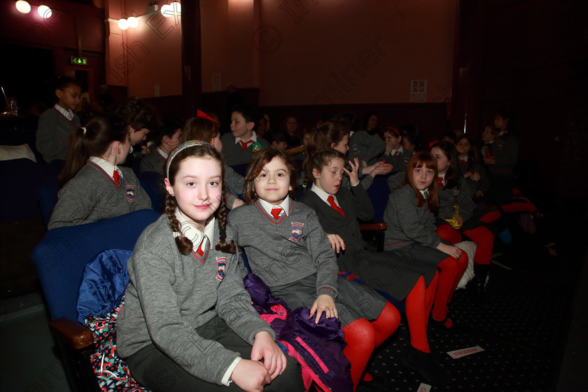 Feis01032019Fri16 
 16
Lydia Lynch and Saoirse Collins from Rockboro Singers.

Class: 84: “The Sr. M. Benedicta Memorial Perpetual Cup” Primary School Unison Choirs–Section 2 Two contrasting unison songs.

Feis Maitiú 93rd Festival held in Fr. Mathew Hall. EEjob 01/03/2019. Picture: Gerard Bonus