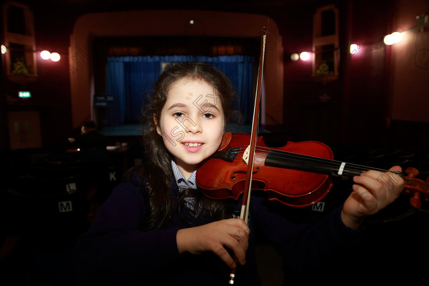 Feis04022020Tues01 
 1
Performer Chloe Johnston from Carrigaline

Class:242: Violin Solo 8 year and under

Feis20: Feis Maitiú festival held in Father Mathew Hall: EEjob: 04/02/2020: Picture: Ger Bonus.