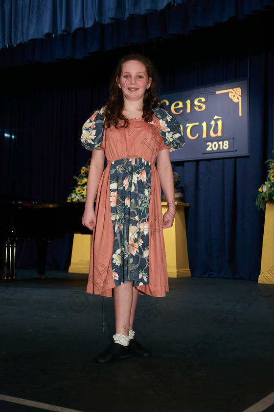 Feis07032018Wed15 
 15
Performer Lily-Sue Moloney from Glanmire. 
 Singing and School Choirs Class: 113: “The Edna McBirney Memorial Perpetual Award” Solo Action Song 12 Years and Under Section 3 Feis Maitiú 92nd Festival held in Fr. Mathew Hall. EEjob 06/03/2018 Picture: Gerard Bonus.